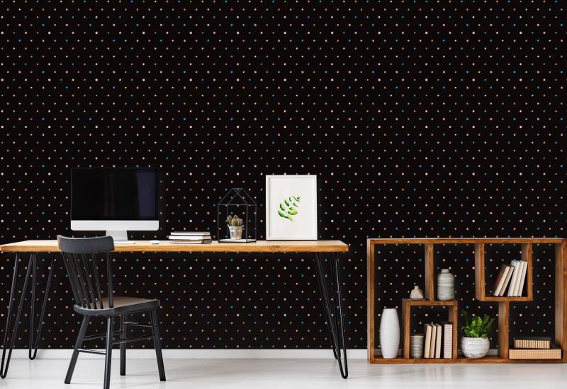 Orgaaninen Polka Space Spot Taustakuva