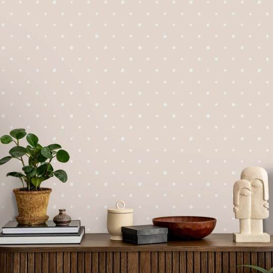 Organisk Polka Neutral Spot Bakgrunn