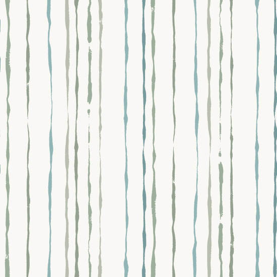 Organic Stripe Waves Stripe Wallpaper