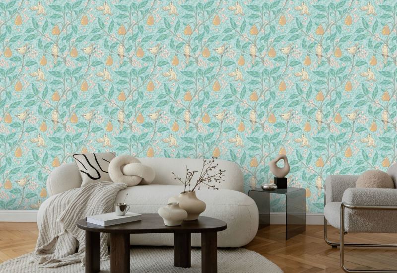 Perenboomgaard Vogelbehang