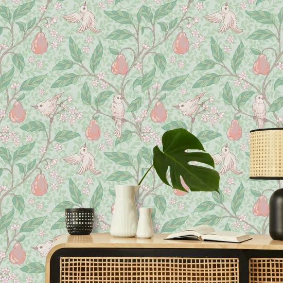 Perenboomblaadje Natuurbehang