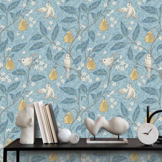 Vara de oro del peral Papel pintado de jardín