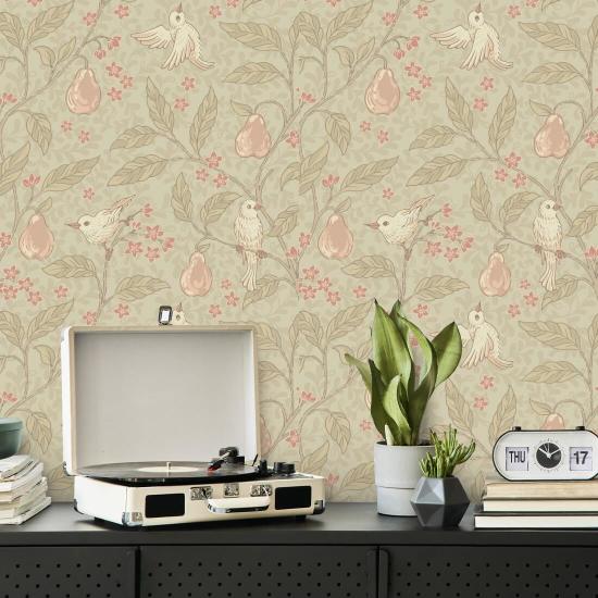 Poirier en fleur Papier peint Nature