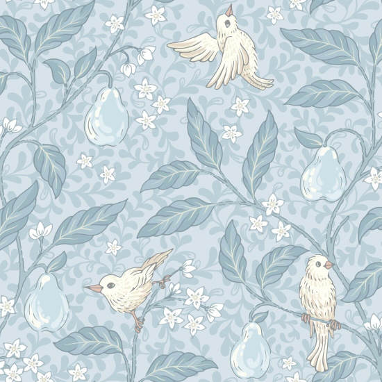 Pear Tree Blues papel de parede de jardim