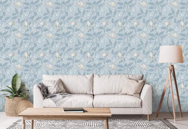 Pear Tree Blues Papier peint de jardin
