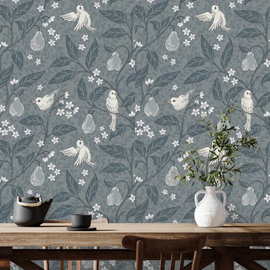 Pear Tree Evening Tree Wallpaper