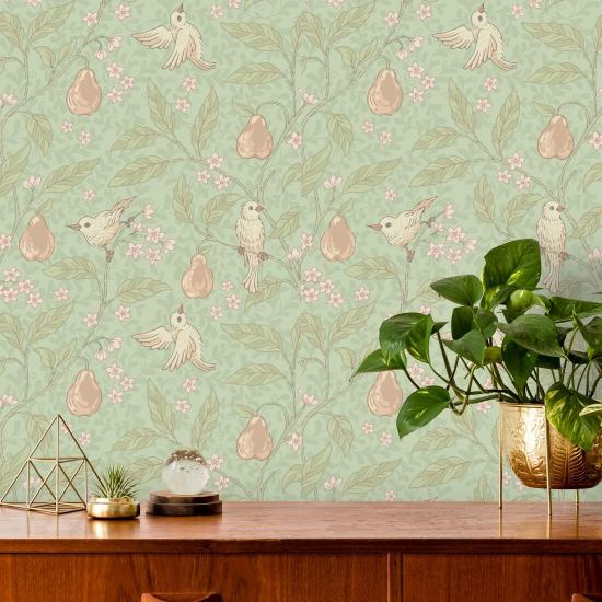 Pear Tree Canopy Nature Wallpaper