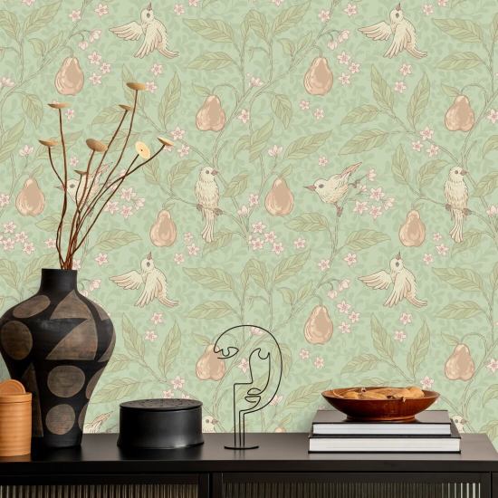 Päronträdkronan Natur Bakgrund