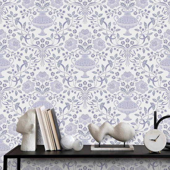 Bånd Damask Vinter Damask Bakgrunn