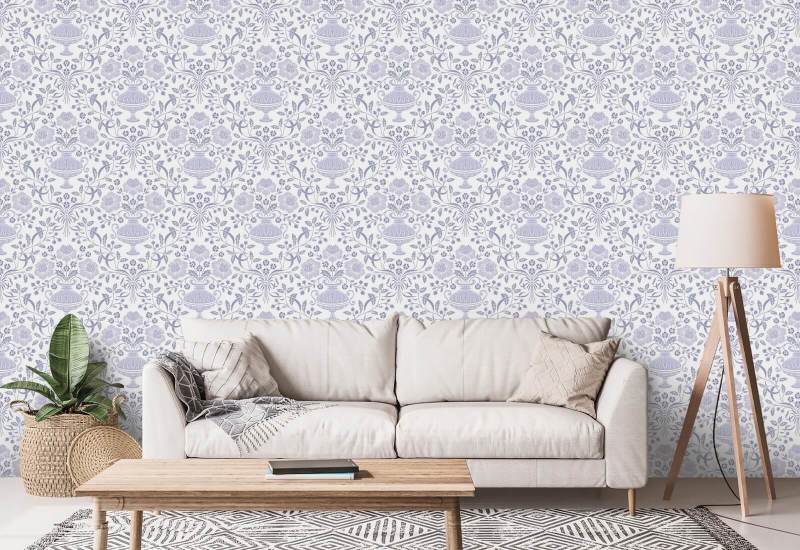 Nauha Damask Talvi Damask Taustakuva