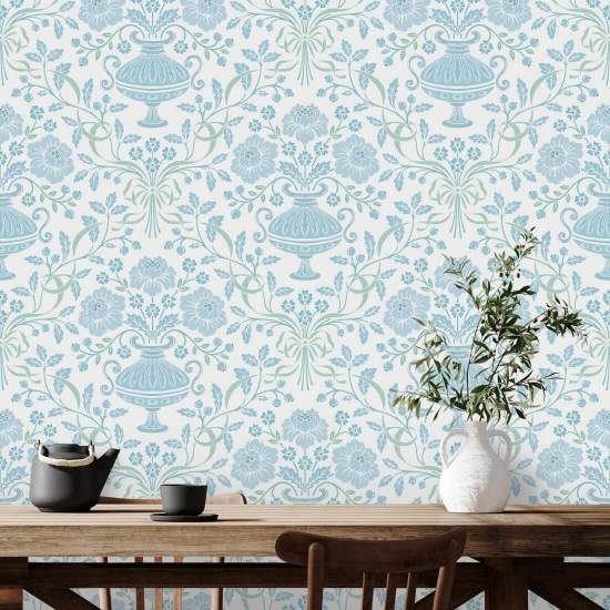 Ruban Damask City Papier peint Ruban