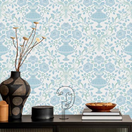 Ribbon Damask City Fondo de pantalla de cinta