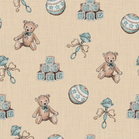 Vintage Toys Mocha Fondo de pantalla de guardería