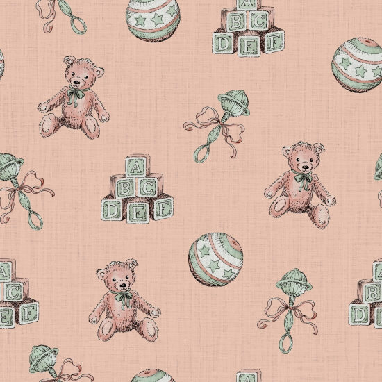 Vintage-Spielzeug Blossom Baby-Tapete
