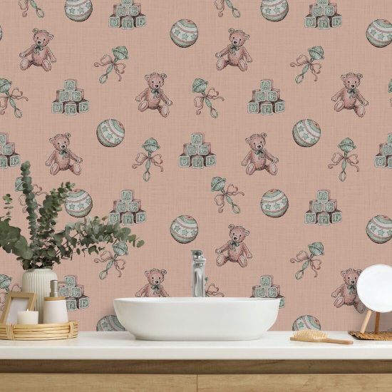 Vintage-Spielzeug Blossom Baby-Tapete