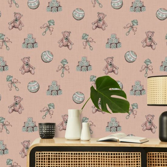 Vintage Toys Blossom Baby Wallpaper