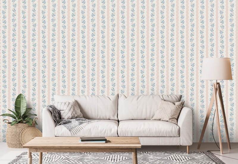 Berry Spring Bloom Carta da parati floreale