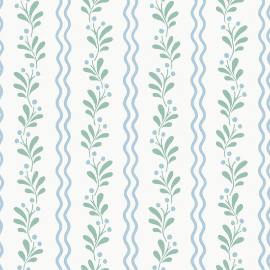 Pomar de Berry Spring Papel de parede floral