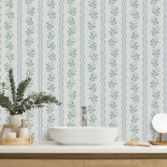 Huerto de Berry Spring Papel pintado floral