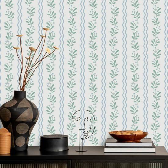Pomar de Berry Spring Papel de parede floral