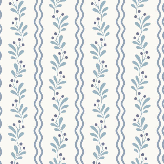 Fourré de baies et de branches Papier peint botanique