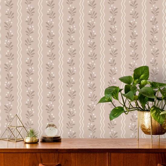 Berry Sprig Glade Blommig tapet