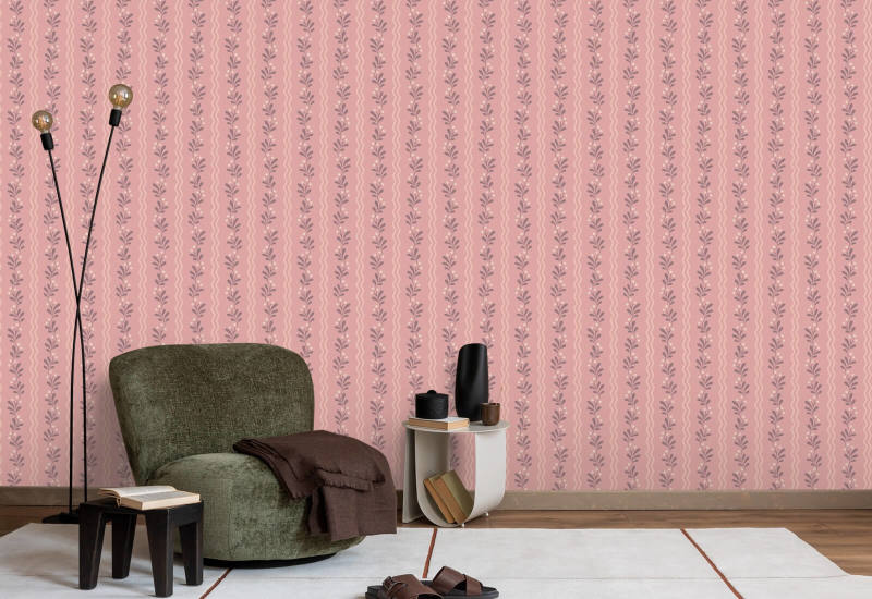 Prairie Berry Spring Papier peint floral