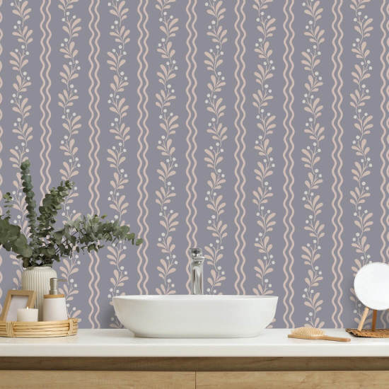 Beerenzweig Briar Botanische Tapete