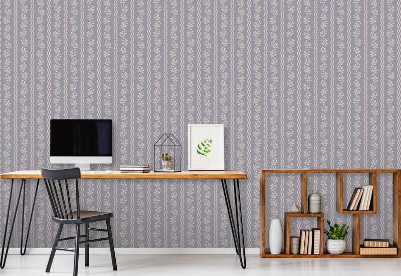 Berry Sprig Briar Botanical Wallpaper