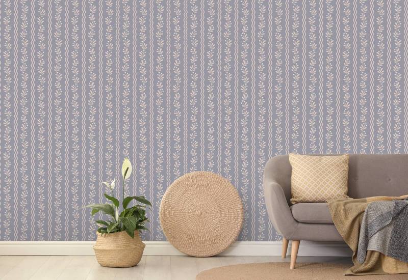 Berry Sprig Briar Botanical Wallpaper