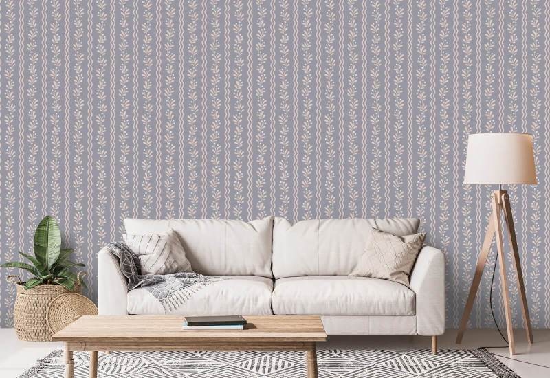 Berry Sprig Briar Botanical Wallpaper