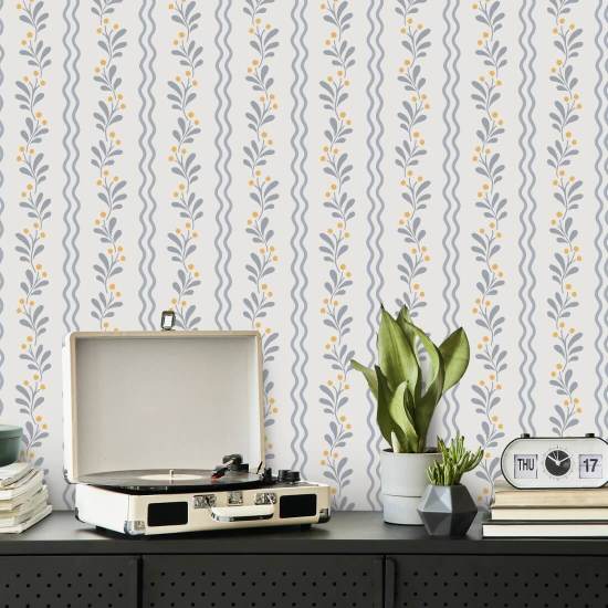 Berry Spring Wildwood Papier peint floral