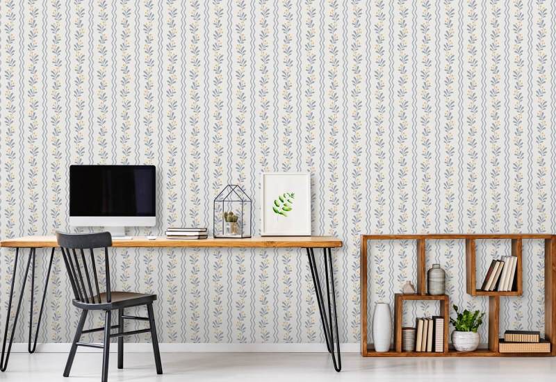 Berry Sprig Wildwood Floral Wallpaper