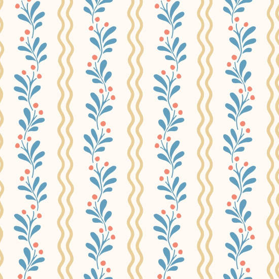 Haie de Berry Spring Papier peint floral