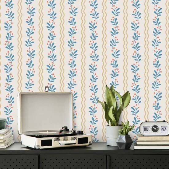 Haie de Berry Spring Papier peint floral