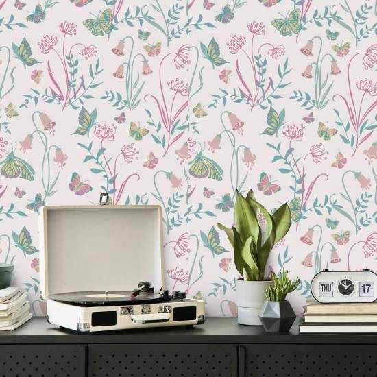 Sommerfuglhageblomst Butterfly Bakgrunn