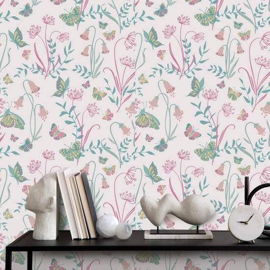 Perhospuutarhan kukka Butterfly Taustakuva