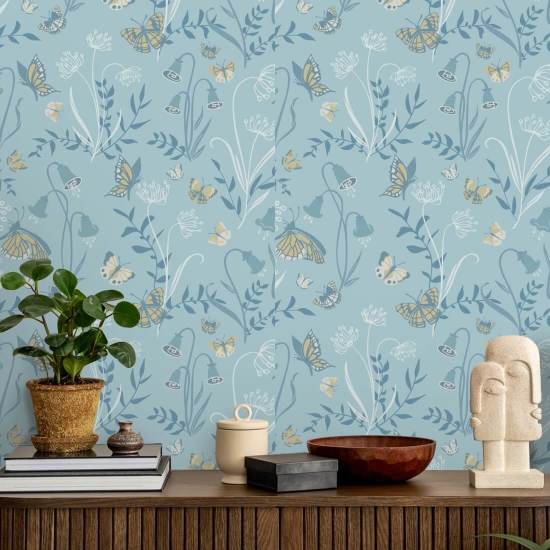 Fjärilsträdgård sommar Trädgård Bakgrund