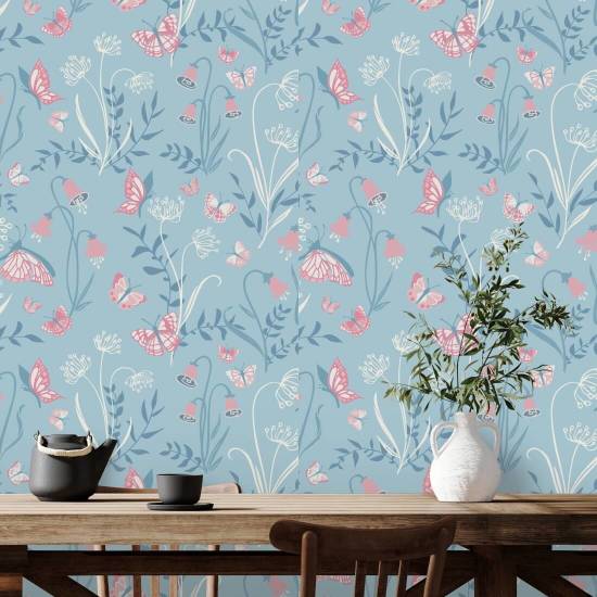 Vlindertuinplezier Tuinbehang