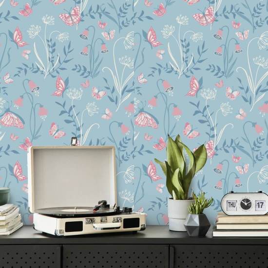 Fjärilsträdgårdsglädje Trädgård Bakgrund