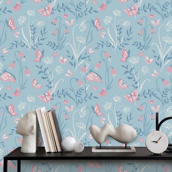 Butterfly Garden Joy Garden Wallpaper