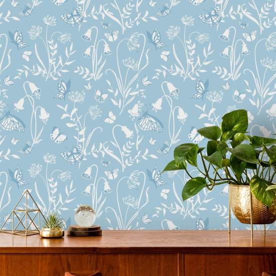 Butterfly Garden Cool Garden Wallpaper