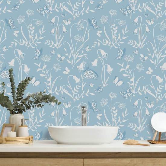 Vlindertuin Cool Tuinbehang