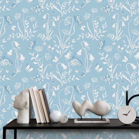 Butterfly Garden Cool Garden Wallpaper