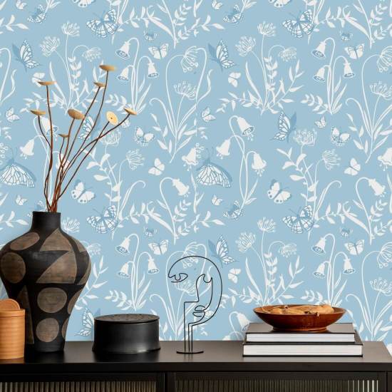 Schmetterlingsgarten Cool Garten-Tapete