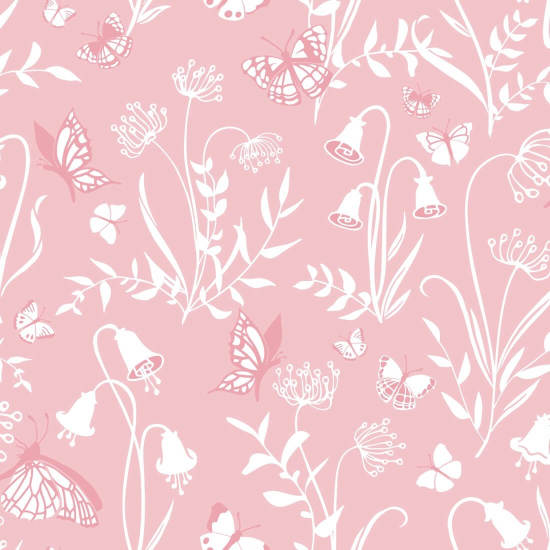 Le paradis du jardin des papillons Papier peint Butterfly