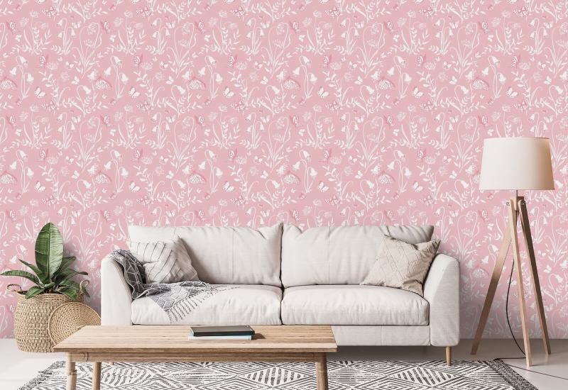 Schmetterlingsgartenparadies Schmetterling-Tapete