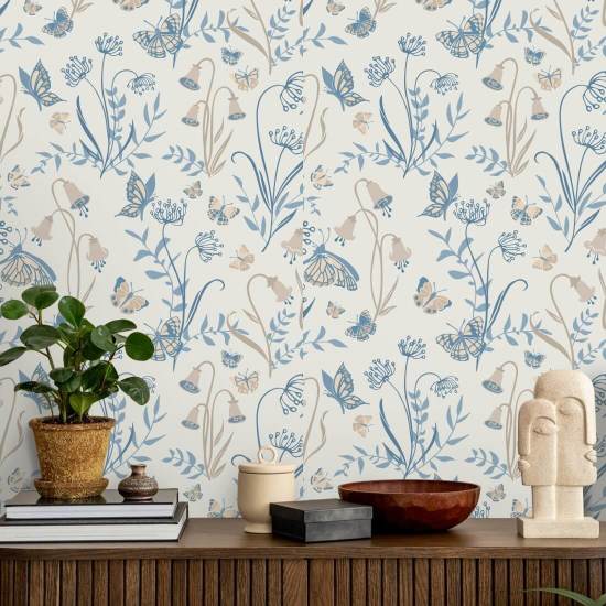 Butterfly Garden Calm Butterfly Wallpaper