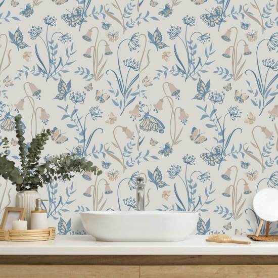 Butterfly Garden Calm Butterfly Wallpaper