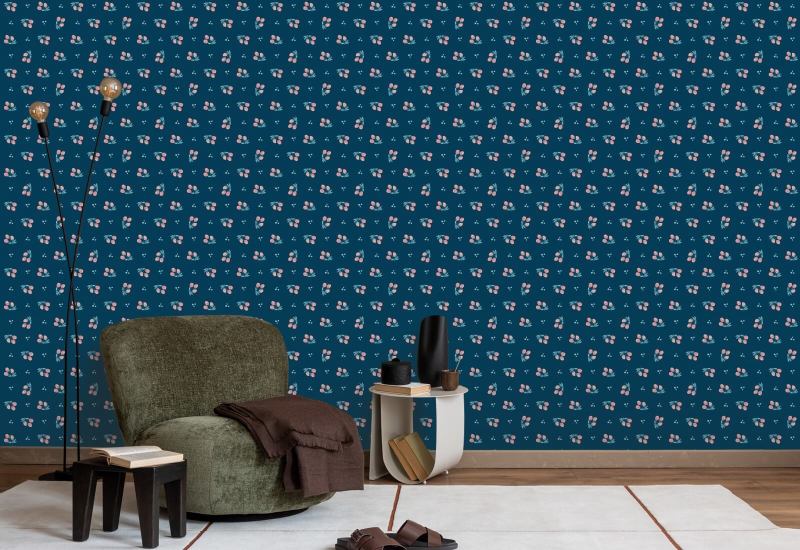 Kirschen Dunkel Kirsch-Tapete